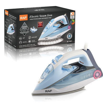 RAF Electric Steam Iron | 2800W | Indicator light | Auto OFF | Ceramic Soleplate