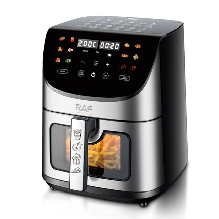 RAF Air Fryer | 8L Capacity | 1700W | APP Control | Timer Control | Temperature Control | Non-stick Coating | Easy To Clean