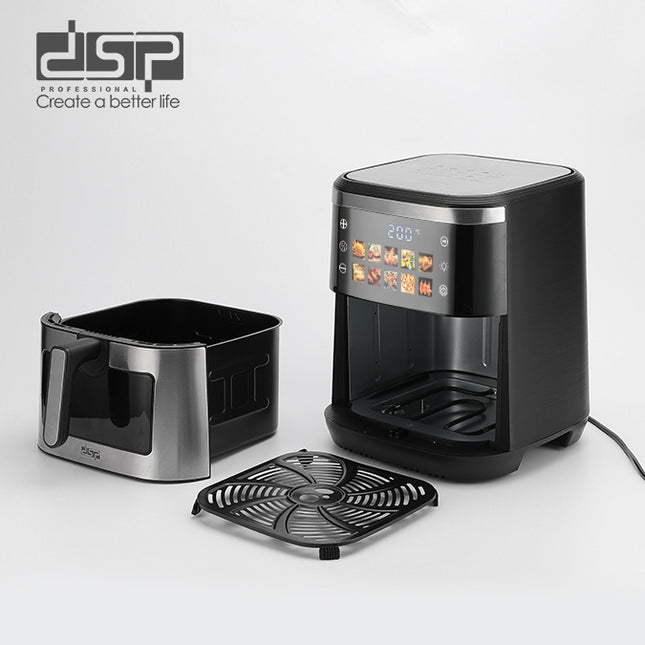 DSP 10L Digital Air Fryer with Dual Heating & 10 Preset Menus
