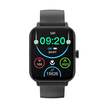 Volkano Chroma Series Smartwatch with black strap