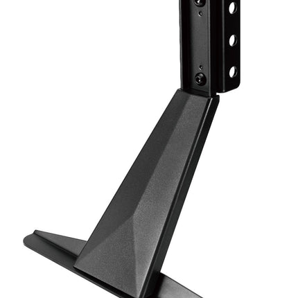 Volkano Steel series Universal Tabletop TV stand for 23” – 75” TVs.