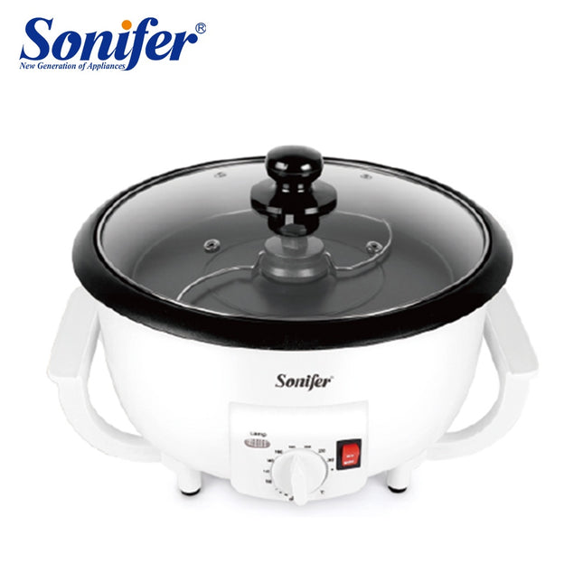 Sonifer Coffee Roaster | 800W | 750g Capacity | Temperature control | Non-Stick | Easy to Clean