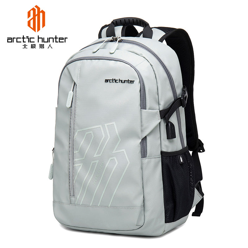 Arctic Hunter backpack Bag 15.6-inch | Waterproof | USB Charging | left USB | Sunglasses Holder | Body Reinforcement | Rubber Handle