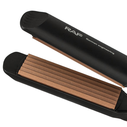 RAF Hair Straightener | PTC Heating | Nylon Handle | Digital Temperature Control | Ceramic Coating