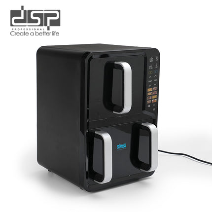 DSP Dual Basket Air Fryer 5L+7L Vertical Design with 8 Presets