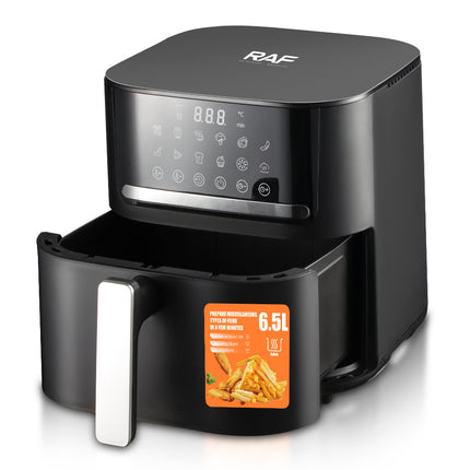 RAF Air Fryer 6.5L Capacity |  1600W | Multi-Purpose Machine | Oil Can Be Reduced By 80% | Easy To Clean