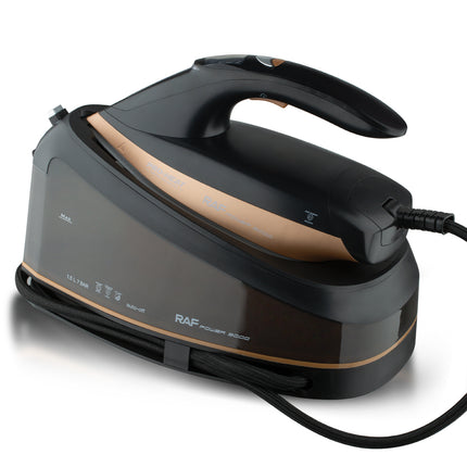 RAF Electric Steam Iron | 3000W | 1.5L Capacity | Temperature Control | Anti-drip | Vertical Steam | Ceramic Soleplate