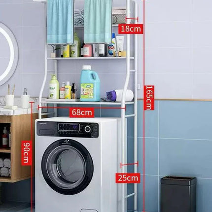 Multi-Layer Floor Standing Washing Machine Rack