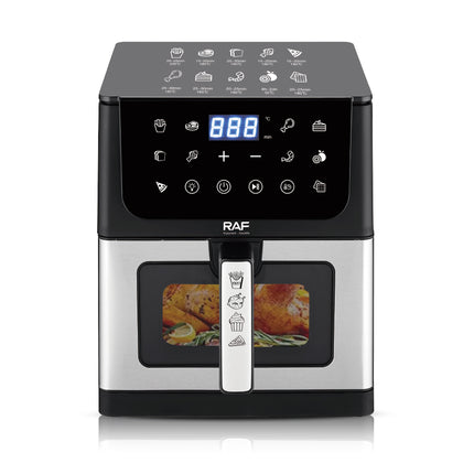 RAF Air Fryer with App Control | 8L Capacity | 1800W Power | Timer Control | Easy to Clean