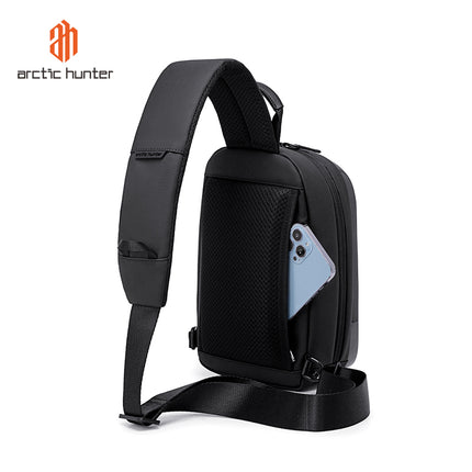 Arctic Hunter Chest Bag | Back Anti-Theft pocket | Anti-Splash and Anti-Fouling | Comfortable Handle