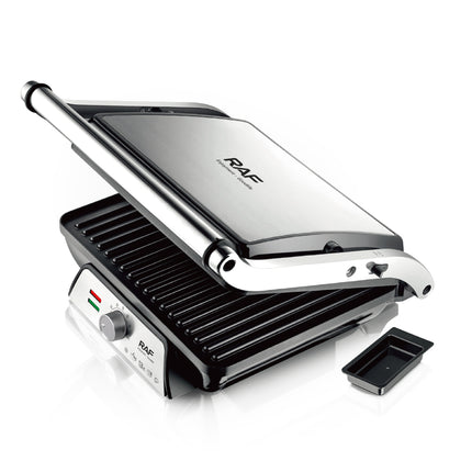 RAF Steak Machine | 2000W | Cool Touch | Non-Stick Coating | Two Sided Toasting