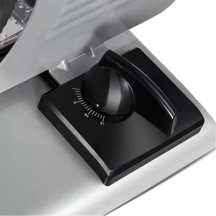RAF Electric Food Slicer | Stainless Steel Blade | Anti-skid Stand | Tool Free Removal Of Blade
