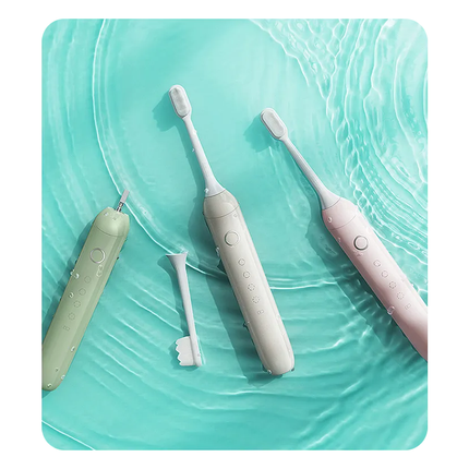 REMAX Electric Toothbrush with Mag-Lev Motor, Nano-Bristle Brush Heads, IPX7 Waterproof, 500mAh Battery, and 4 Modes