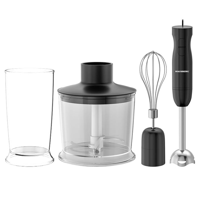 HAUSBERG 3-in-1 ELECTRIC BLENDER SET WITH JAR