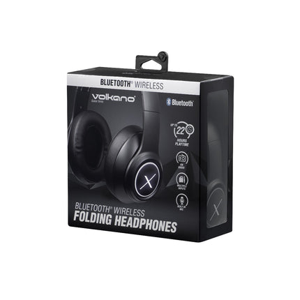 VolkanoX Quasar Series Bluetooth Headphones - Black