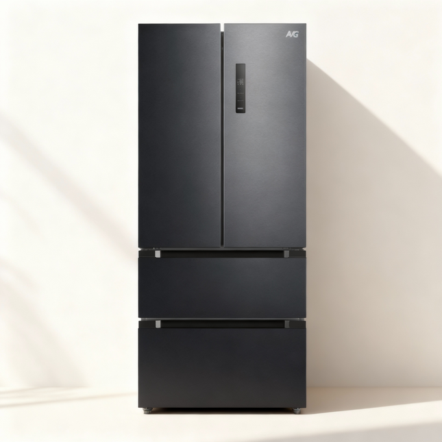 AVG - FRENCH DOOR FRIDGE WITH 2 DRAWER FREEZER, 516LTR / FULLY NON FROST / CLASS E