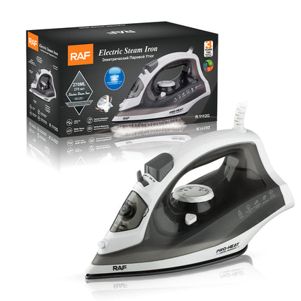 Electric Steam Iron | 2600W | Ceramic Soleplate | Water Spray | Vertical Steaming | 3 Years Warranty