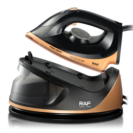 RAF Electric Steam Iron | 2300-2600W | Adjustable Temperature Control | 1.8m Rubber Power Cord, and VDE Plug