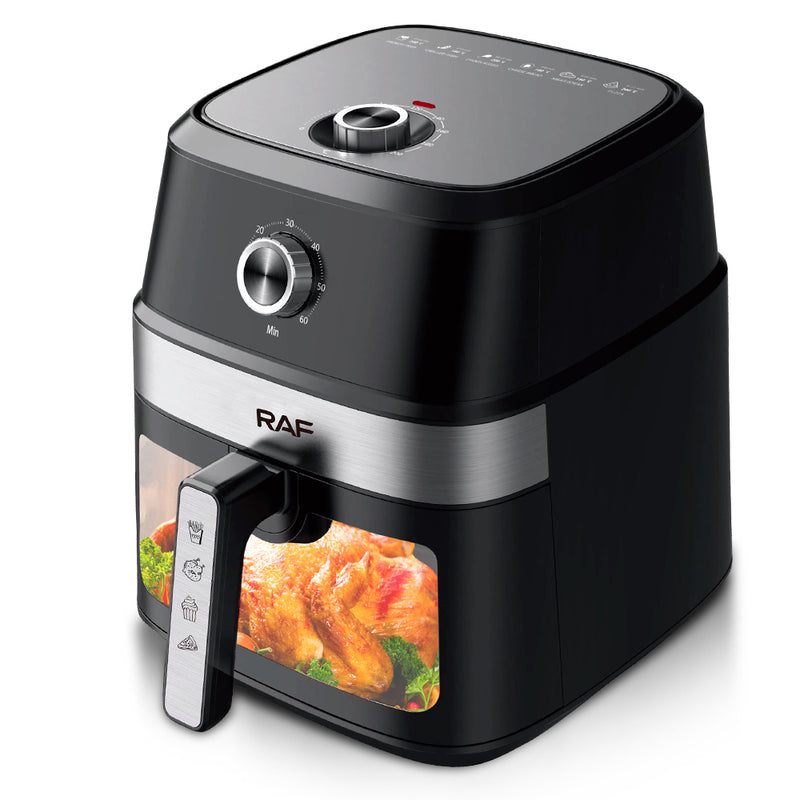 RAF Air Fryer 8L Capacity | 1350W | Oil can be reduced by 80% | Multi-Purpose Machine | 360 degrees Air Circulation