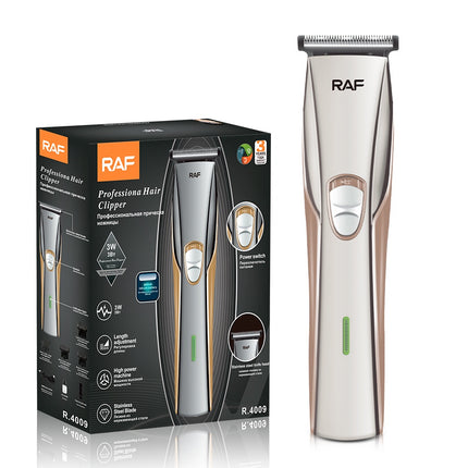 RAF Professional Hair Clipper | High power machine | Length adjustment | Stainless Steel Blade