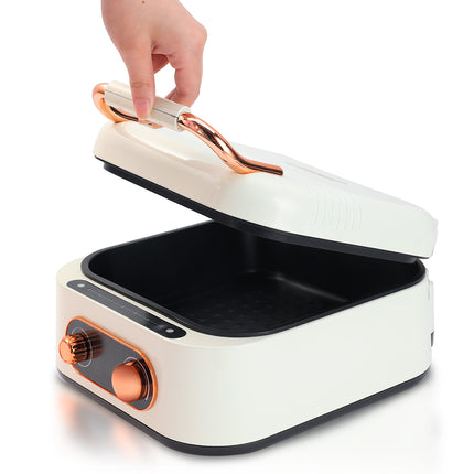 RAF 3-in-1 Hot Pot Grill | 1800W | Double Pan Frying | Deepen The Design | independent temperature control | Nonstick Coating