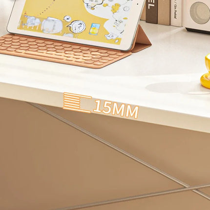 L-Shaped Corner Desk with Storage Rack - Maximize Your Home Office