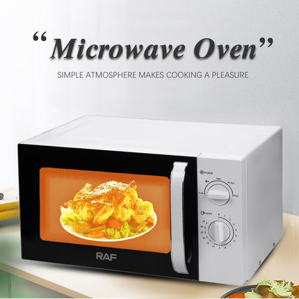 RAF Microwave Oven | 23L Large Capacity | 800W Speed Heating Power | Easy To Clean