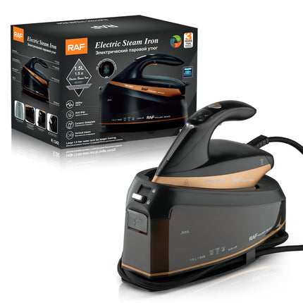 RAF Electric Steam Iron | 3000W | 1.5L Capacity | Temperature Control | Anti-drip | Vertical Steam | Ceramic Soleplate