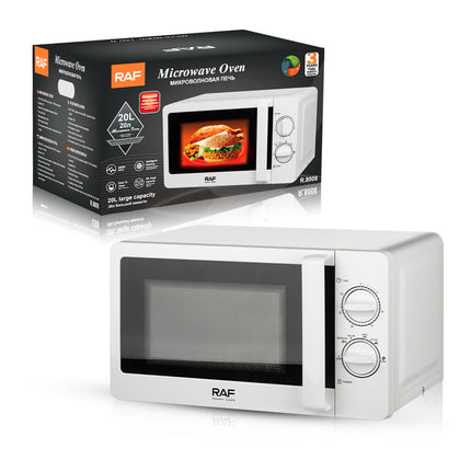 RAF Microwave Oven | 20L Large Capacity | 800W Speed Heating Power | Easy To Clean