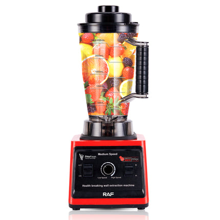RAF 2-IN-1 Electric Blender | 800W | 3L Capacity | Fast Start | Strong Power | 8 Blades | Easy To Clean