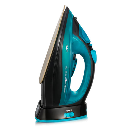 RAF Cordless Electric Iron | 2400W | Ceramic bottom plate | Ceramic Chassis | Automatic Cleaning | Anti-drop Function