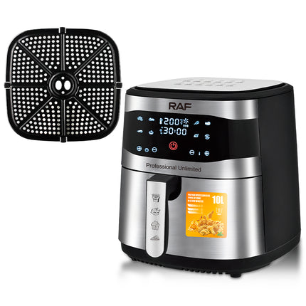 RAF Air Fryer | 8L Capacity | 1800W | Adjustable Temperature | Easy To Clean