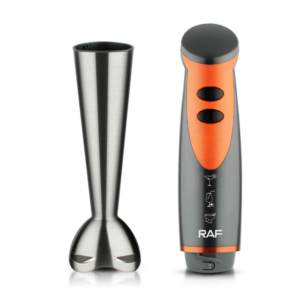 RAF Hand Blender | 800W | ABS Plastic Body | 1.2-Meter Power Cord | Two Round Plugs