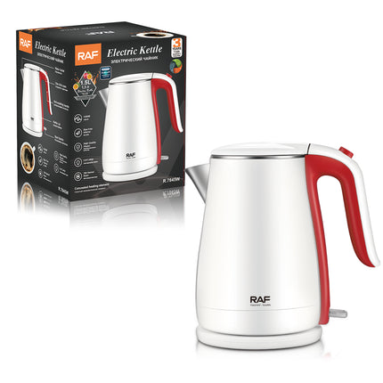 RAF Electric Kettle 1.7L Capacity | 1500W | Bpa Free interior | Led Lamp | High Quality Plastic