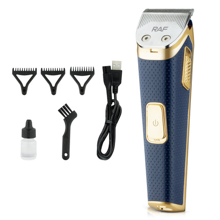 RAF Professional Hair Clipper 3W | length Adjustment | Haigh Power Machine | Stainless Steel Blade | 50 Mins Operating Time