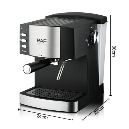 RAF Coffee Maker | 850 W Motor Power | 1.5L Capacity | 15 Bar Pressure