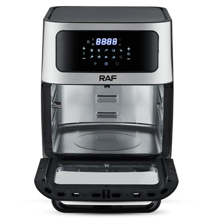 RAF Air Fryer | 14Litre Capacity | 1800W | Nonstick Cookware Coating | 90-Minute Timer | 304 Stainless Steel Heating Pipe