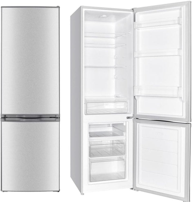 Geratek Valdez Fridge Freezer Combination 268 Liter Freestanding LED Interior Lighting | 178 cm | [Energy Class E]