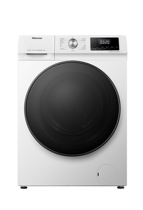 Hisense Washing Machine 10KG Capacity | Multiple Programs | Inverter PowerDrive Motor | Steam-Tech | 1400 RPM Spin Speed | Error Diagnosis System | Child Safety Lock