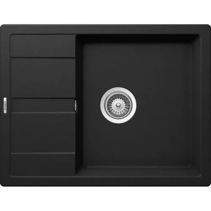 Hausberg Rectangular Granite Sink with Drainer 790x500mm - HB-C 9901NG - Black