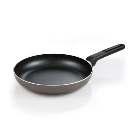 Tescoma Frying Pan BRAVA ø 28 cm | Non-stick Coating | Dishwasher Safe | comfortable grips | stainless steel induction bottom