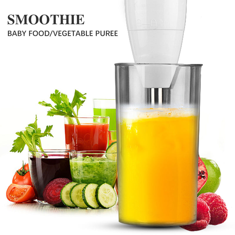 RAF Stainless Steel Hand Blender White | 300W | Durable ABS | Stainless Steel Construction | Copper-Clad Aluminium Motor