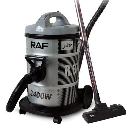 RAF Vacuum Cleaner | 25L Capacity | 2400W | Strong Suction | Clogging Protection | Dust Separation