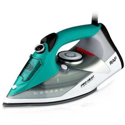 RAF Electric Steam Iron | 3000W | Vertical Steaming | Ceramic Soleplate | Water Spray | Powerfull Burst of Steam