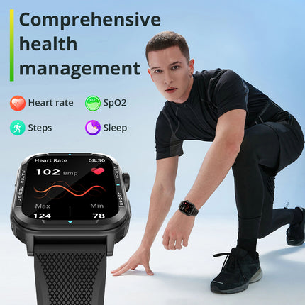 COLMI M41 Smart Watch |1.9” HD Screen | Rotary Button | Bluetooth Call | Calculator Function | Voice Assistant | IP67 Waterproof | up to 7 days Battery Life | Multiple Sports modes | Smart Notifications Reminder