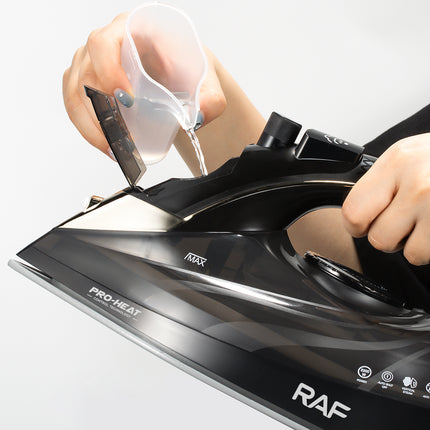 RAF Electric Steam Iron | 2600W | Vertical Steaming | Ceramic Soleplate | Self Cleaning