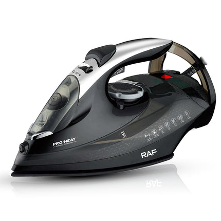 RAF Electric Steam Iron | 2800W | Burst of Steaming | Nano Ceramic Soleplate | Self Cleaning