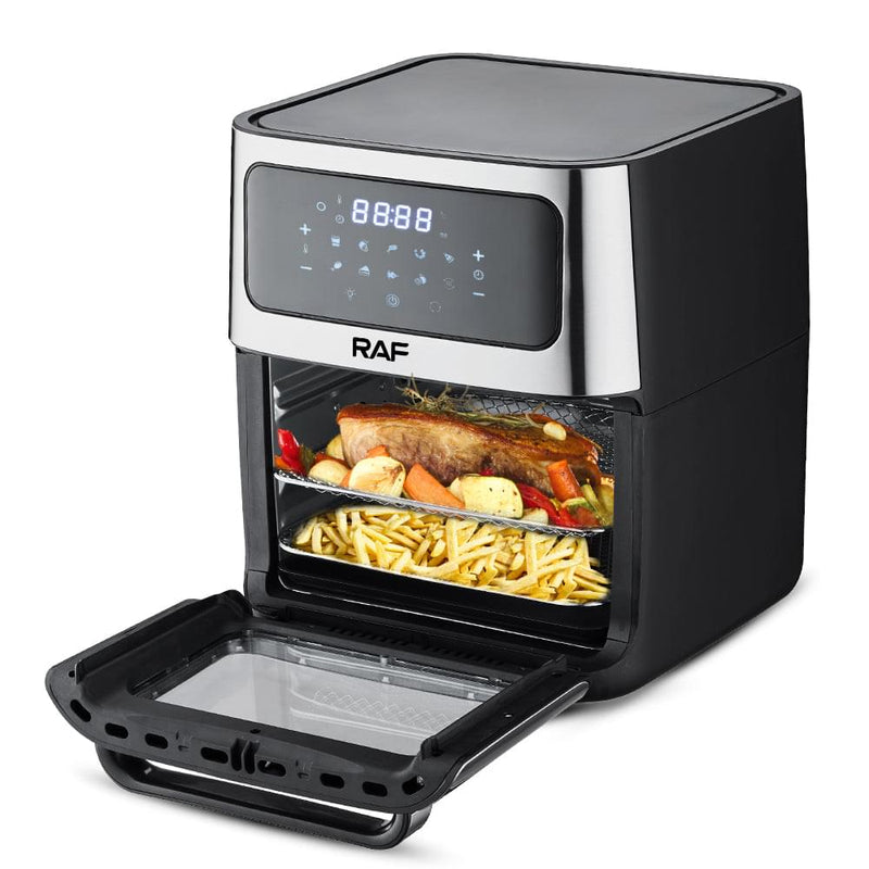 RAF Air Fryer | 14Litre Capacity | 1800W | Nonstick Cookware Coating | 90-Minute Timer | 304 Stainless Steel Heating Pipe