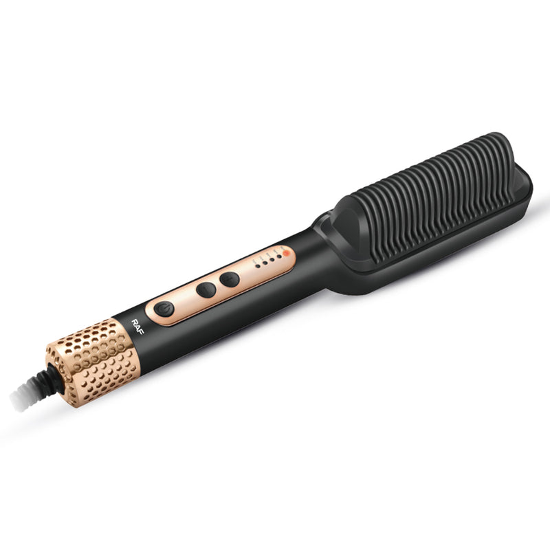 RAF Hair Straightener Brush | Rapid Heating | 5th Gear Temperature | 45W