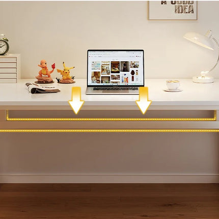 Modern Home Office Desk with Metal Frame - Professional Workspace Solution